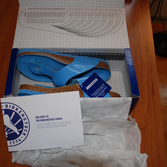 Womens Birkenstock Gizeh Big Buckle Sandals Size UK 38 or 7.0-7.5 USA -  NWT - Picture 1 of 5